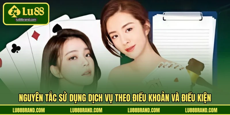 Nguyên tắc sử dụng dịch vụ theo điều khoản và điều kiện